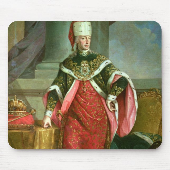 Kejsare Francis mig helig romersk kejsare Musmatta (Framsidan)