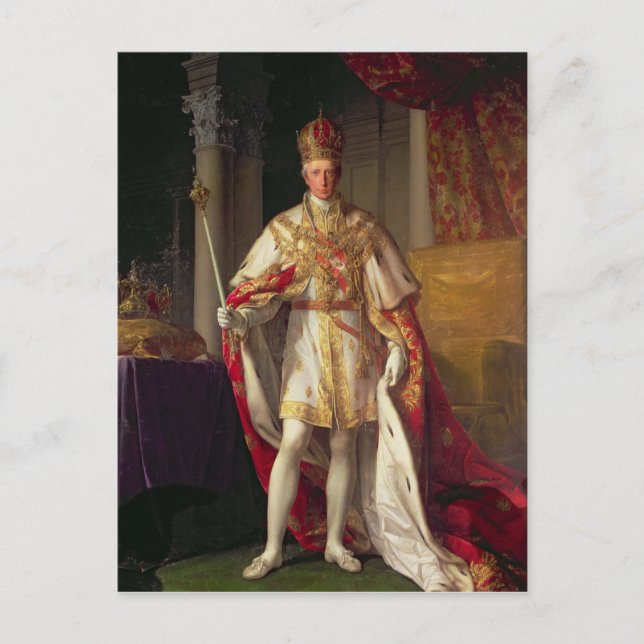 Kejsare Franz II i Österrike Vykort (Framsida)