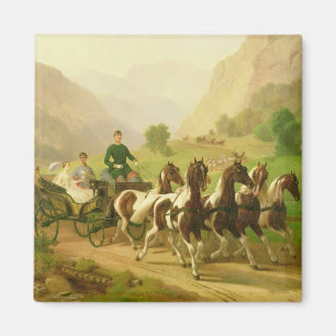 Kejsare Franz Joseph mig av Österrike Magnet