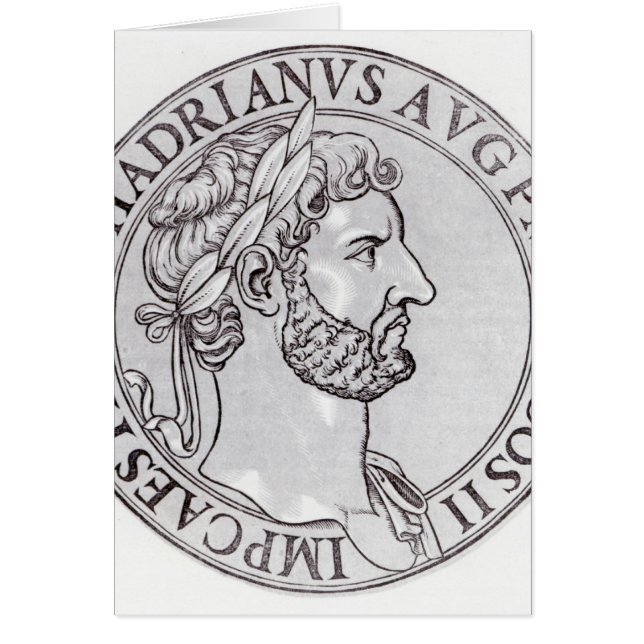 Kejsare Hadrian Hälsningskort (Framsidan)