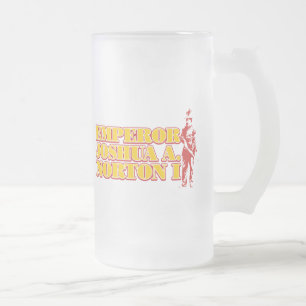 Kejsare Joshua A.Norton mig frostad glass mugg