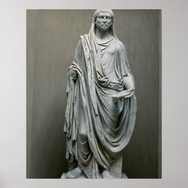 Kejsare Maxentius (306-312 AD) som Po Poster (Framsidan)