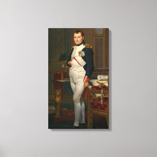 Kejsare Napoleon Bonaparte vid Tuilerierna Canvastryck