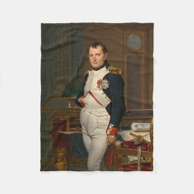 Kejsare Napoleon Bonaparte vid Tuilerierna Fleecefilt (Framsidan)