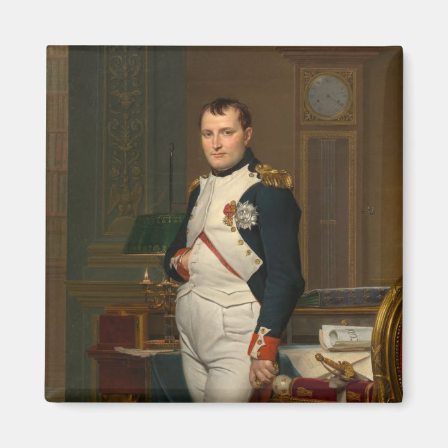Kejsare Napoleon Bonaparte vid Tuilerierna Magnet (Framsidan)