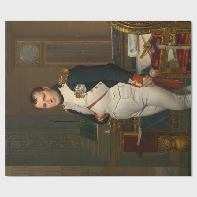 Kejsare Napoleon Bonaparte vid Tuilerierna Presentpapper (Platt)