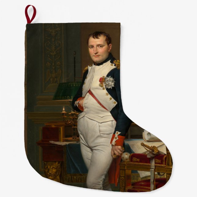 Kejsare Napoleon Bonaparte vid Tuilerierna Stor Julstrumpa (Framsidan)