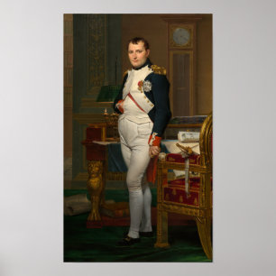 Kejsare Napoleon i hans studie på Tuileriesen Poster