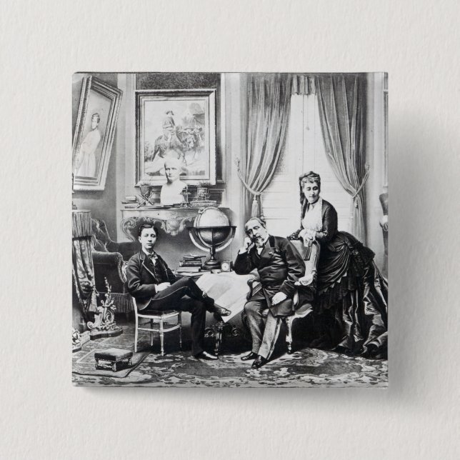 Kejsare Napoleon III Knapp (Framsida)