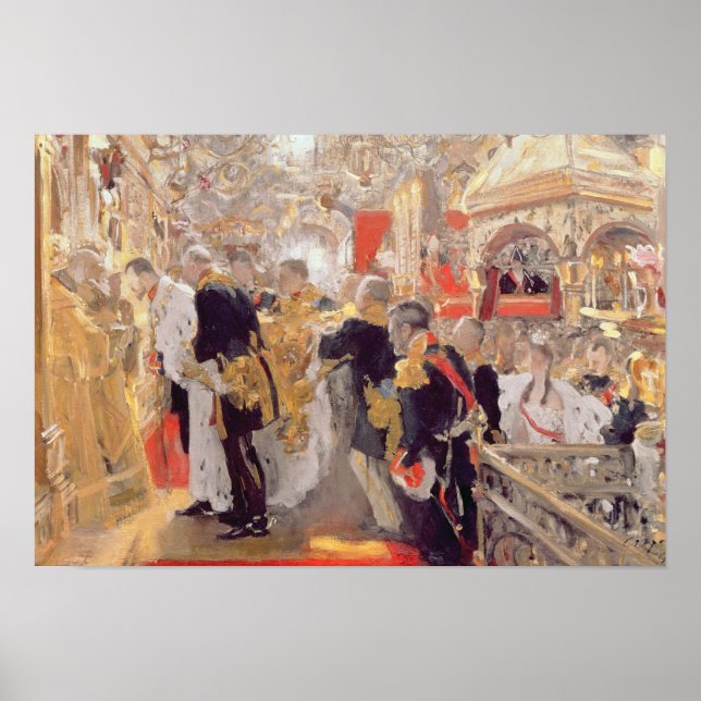 Kejsare Nicholas II Poster (Framsidan)