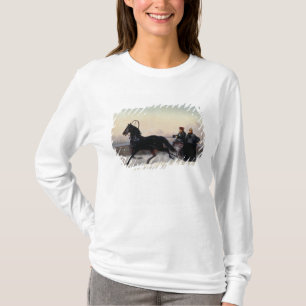 Kejsare Nicholas mig som kör i en Sleigh T-shirt