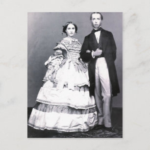 Kejsare och empress i Mexiko #022M Vykort