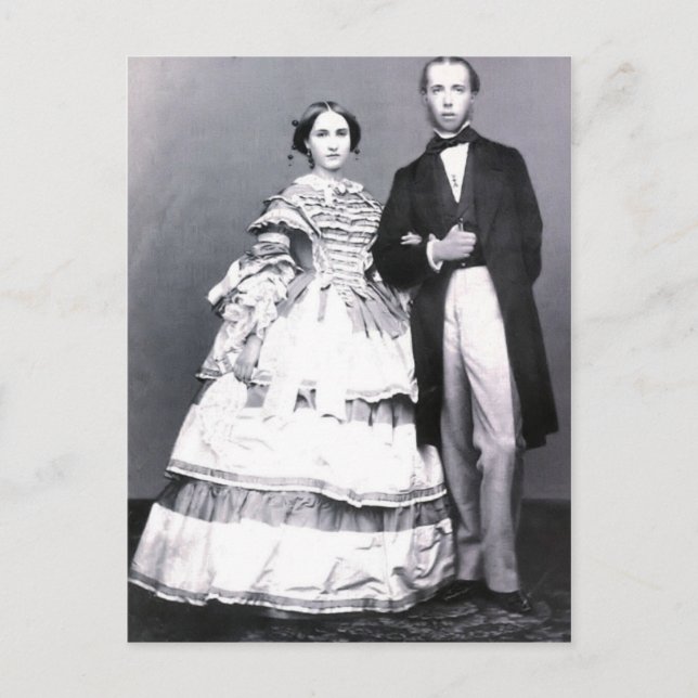 Kejsare och empress i Mexiko #022M Vykort (Framsida)