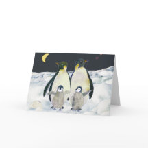 Kejsare Penguins i Antarktis