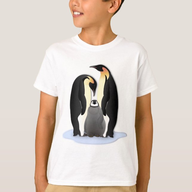 Kejsare Penguins kapning Tee Shirt (Framsida)