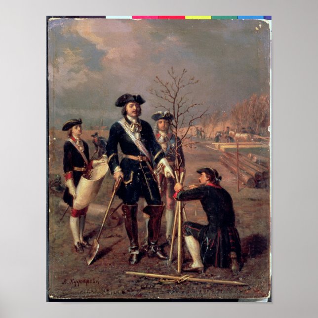 Kejsare Peter Underbar på arbetet Poster (Framsidan)