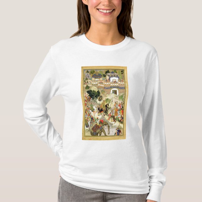 KejsareAkbars triumfera tillträde in i Surat, från Tee Shirt (Framsida)
