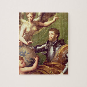 KejsareCharles V (1500-58) häleri världen, c Pussel