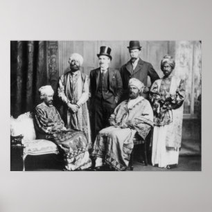 Kejsaren Abyssinia och hans domstol Poster