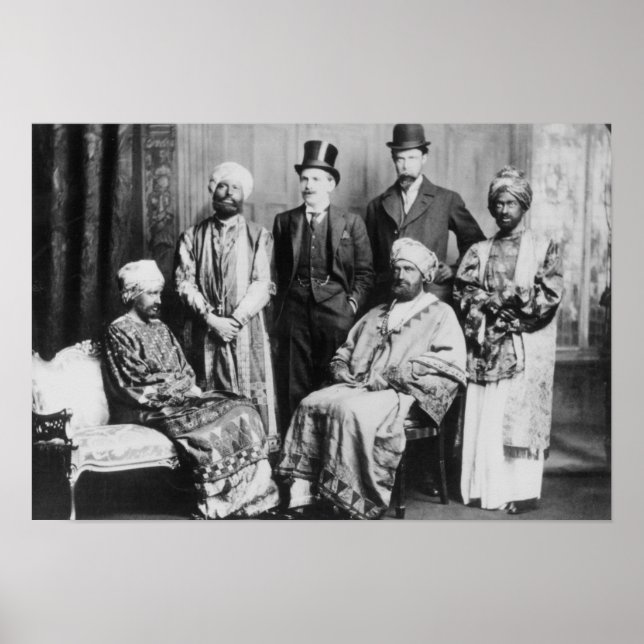 Kejsaren Abyssinia och hans domstol Poster (Framsidan)