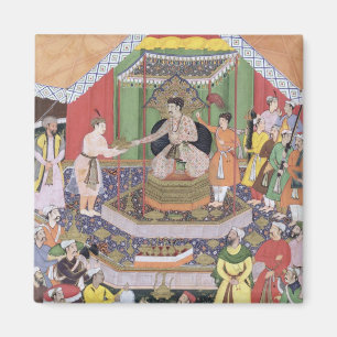 Kejsaren Akbar (r.1556-1605) underhöll vid hans Magnet