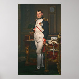 Kejsaren Napoleon i hans studie på Tuilerien Poster