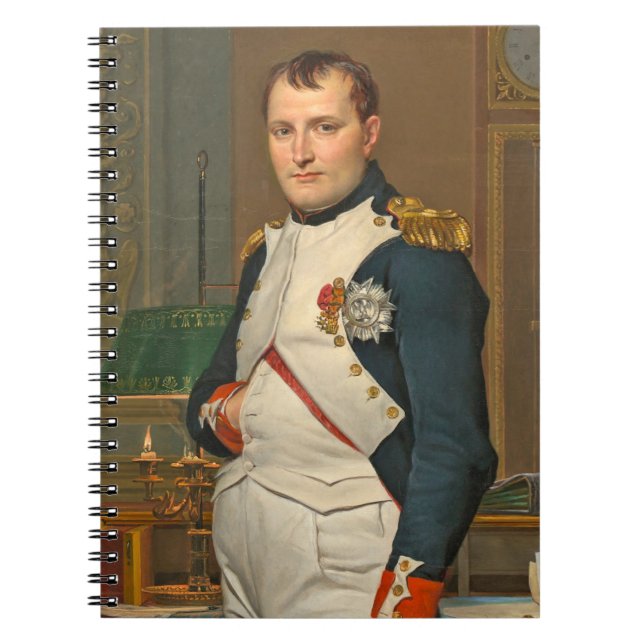 Kejsaren Napoleon i hans studie på Tuileriesen Anteckningsbok (Framsidan)