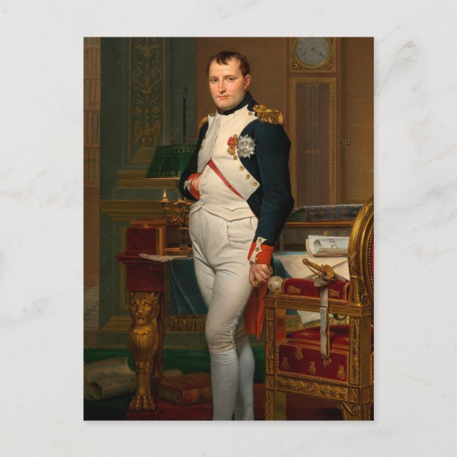 Kejsaren Napoleon i sin studie på Tuilerierna Vykort (Framsida)
