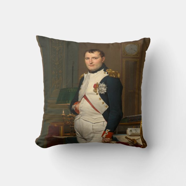 Kejsaren Napoleon i sin studie på turister Kudde (Framsida)