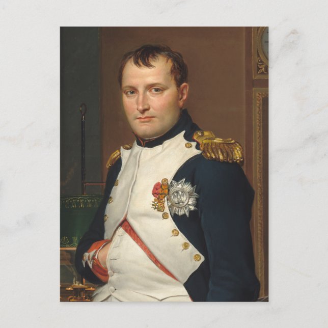 Kejsaren Napoleon i sin studie på turister Vykort (Framsida)