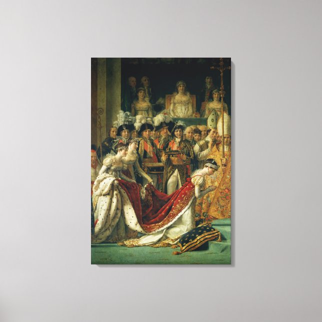 Kejsaren Napoleons sammanbrott Canvastryck (Framsida)
