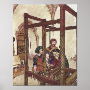 Kejsarens nya kläder av Edmund Dulac Poster
