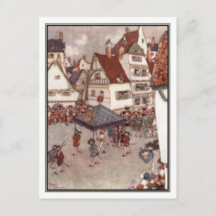 Kejsarens nya kläder av Edmund Dulac Vykort