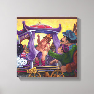 Kejsarens nya kläder canvastryck