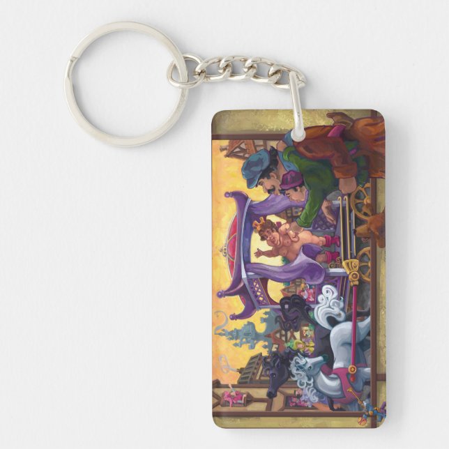 Kejsarens nya kläder nyckelring (Framsidan)