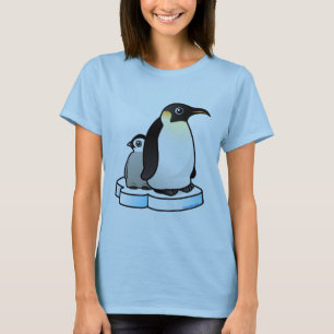 Kejsarepingvin med chicken tee shirt