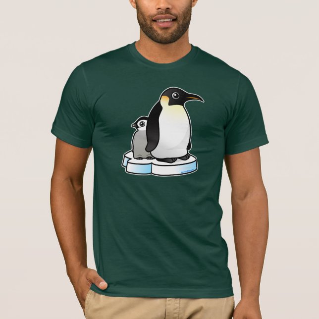 Kejsarepingvin med chicken tee shirt (Framsida)