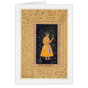 Kejsareschah Jahan (1592-1666) (r.1627-1658) som a Hälsningskort