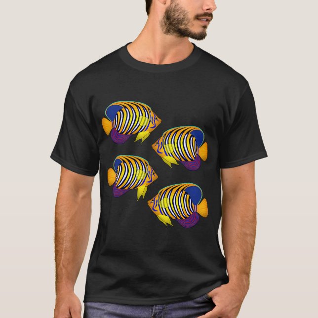 kejsarfisk 3 t shirt (Framsida)