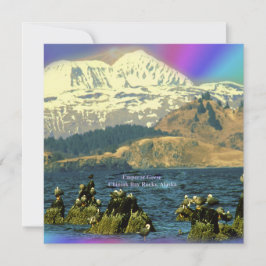 Kejsargäss i Chiniak Bay nära Chiniak, Alaska Inbjudningar