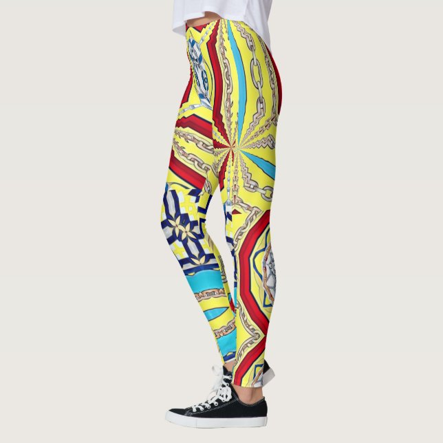 KEJSARINNA DESIGNER COLLAGE LEGGINGS (Vänster)