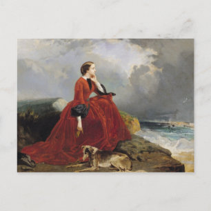 Kejsarinnan Eugenie i Biarritz, 1858 Vykort