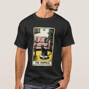 Kejsarinnan Robotdammsugare Katt Roligt Tarot C T Shirt