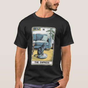 Kejsarinnan Tarotkort Katt Robot Dammsugare Ca T Shirt