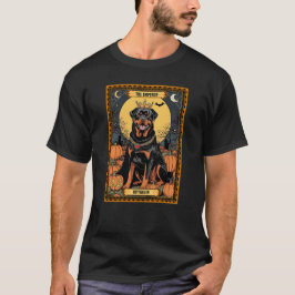 Kejsarkortet Rottweiler Halloween Tarot Card T Shirt