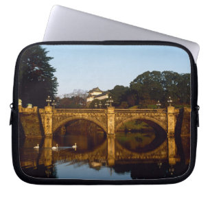 Kejsarpalatset, Nijubashi-bron, Tokyo, Japan Laptop Sleeve