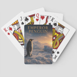 Kejsarpingvin Antarktisk Is DJUR Pokerkort Casinokort