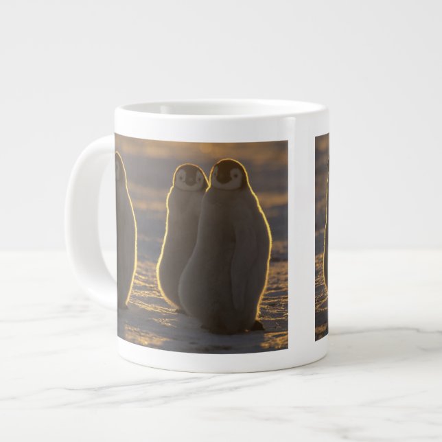 Kejsarpingviner Jumbo Mugg (Framsida vänster)