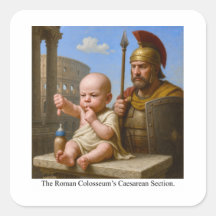 Kejsarsnitt i den romerska kolosseum