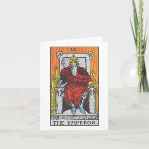 Kejsartkort - Rider Waite Smith-tarot Kort